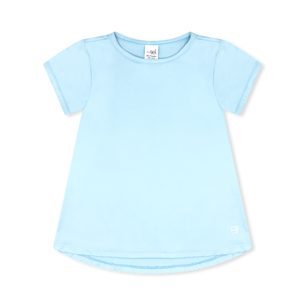 Bridget Basic Tee- Cotton Candy Blue