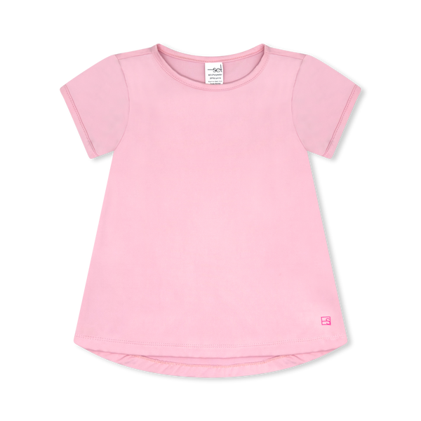 Bridget Basic Tee- Cotton Candy Pink