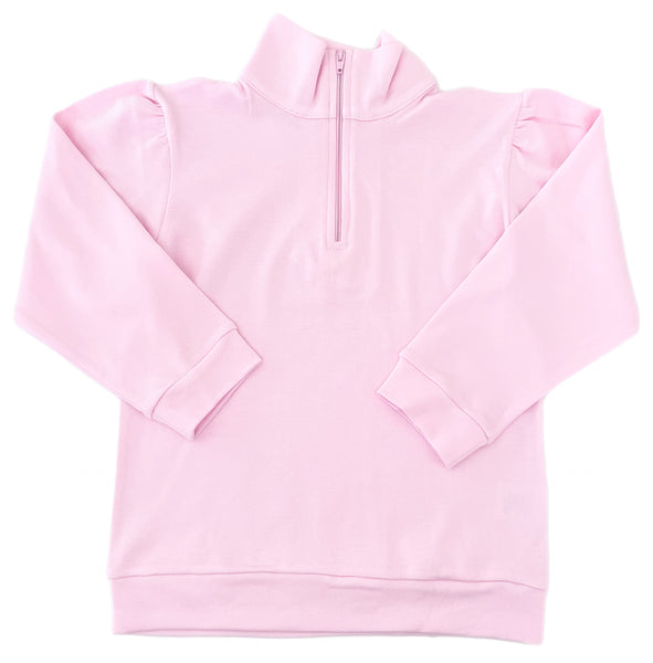 Half Zip Pullover- Light Pink