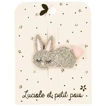 Glitter Bunny Clip