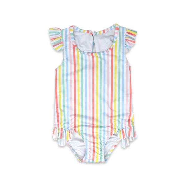 Lottie Swimsuit- Rainbow Stripe