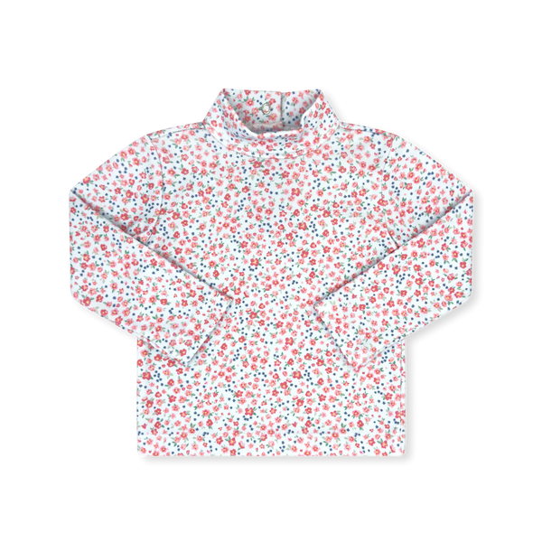Tiny Tot Turtleneck- Townhouse Floral
