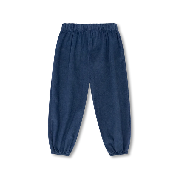 Garret Gathered Pant- Princeton Navy