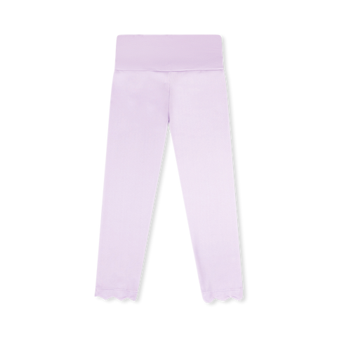 Sadie Scalloped Legging- Petal Purple