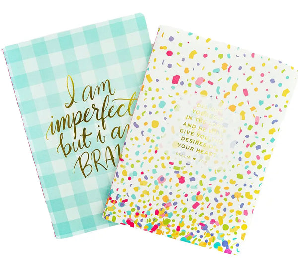 Confetti/Gingham Notebook Set