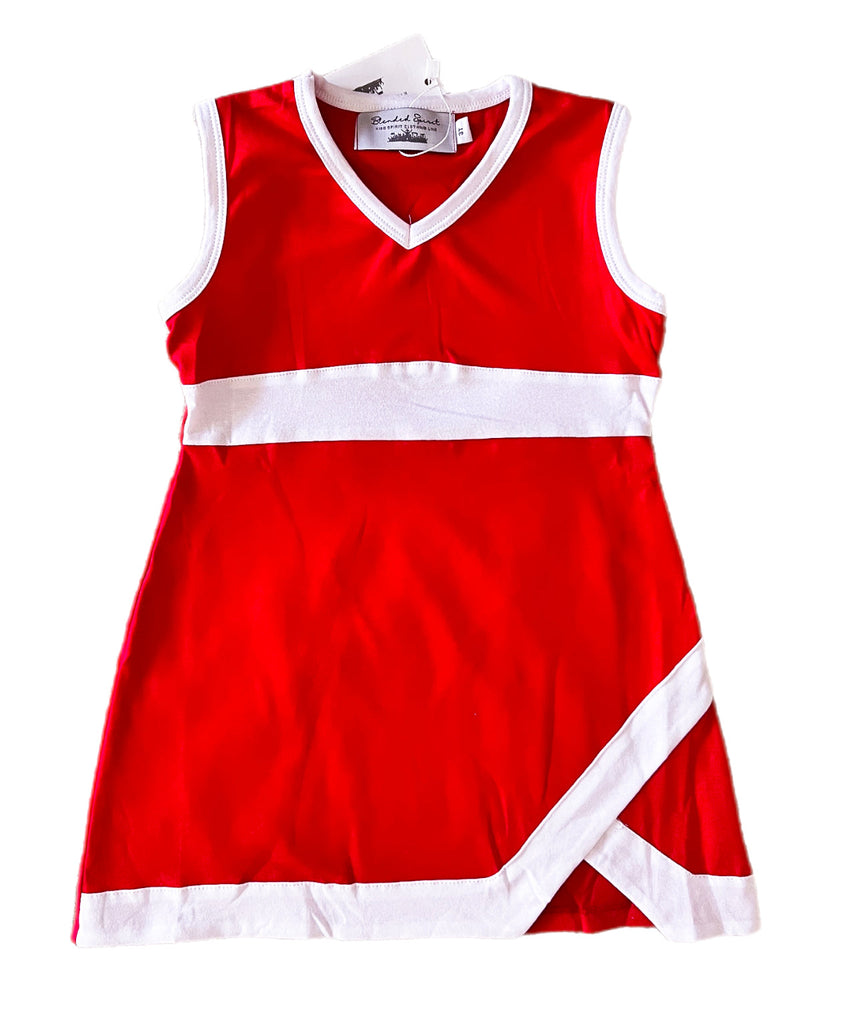 Cheer Dress- Red/White