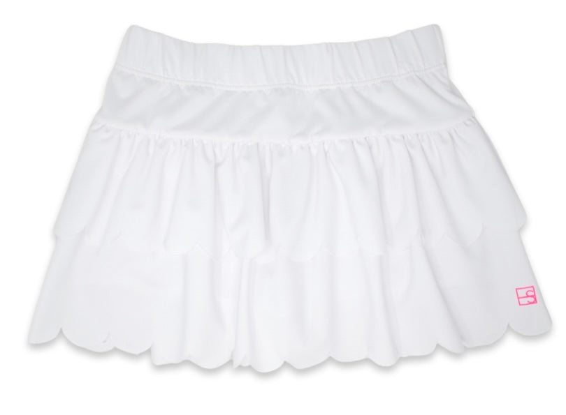 Sally Tier Skirt- White