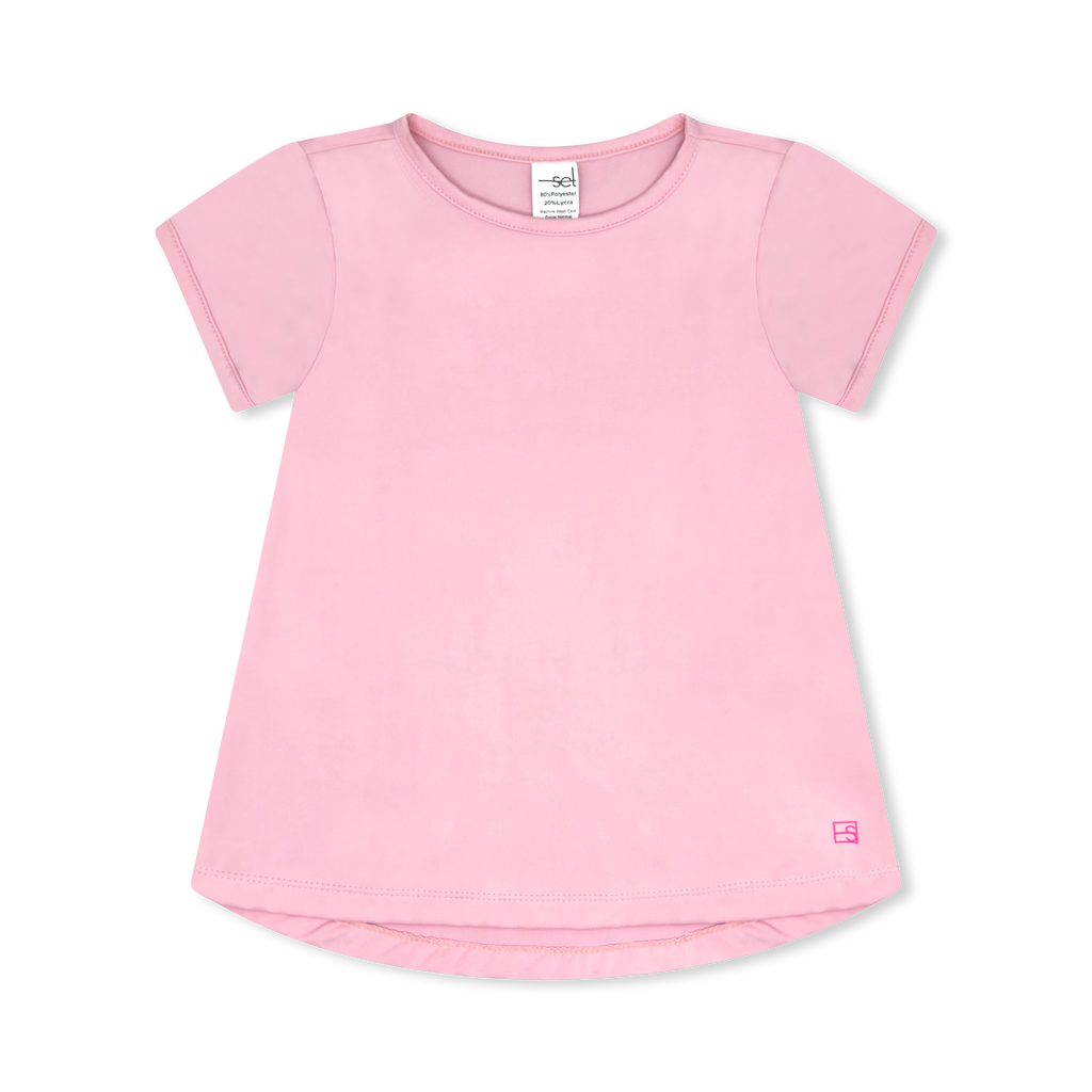 Bridget Basic Tee- Cotton Candy Pink