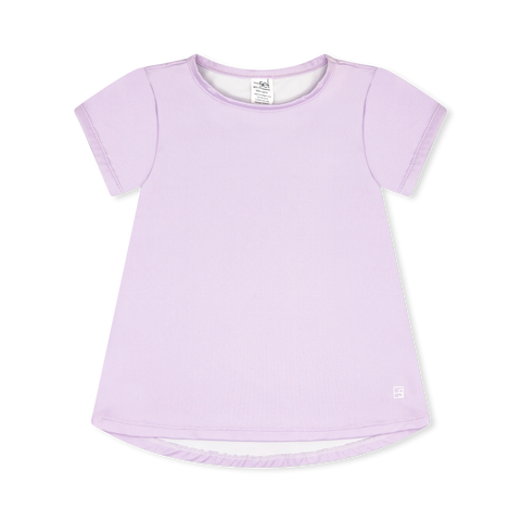 Bridget Basic Tee-Petal Purple