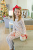 Ava Pajama Set- Hot Cocoa Santa