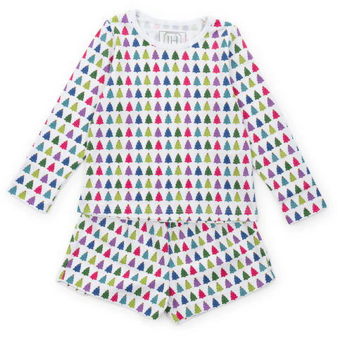 Sophie Short Set- Christmas Tree Bright