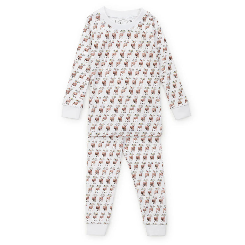 Grayson Pajama Set- Festive Deer