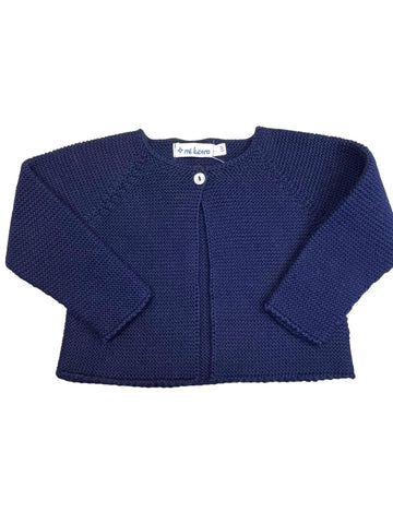 Single Button Cardigan- Navy Blue