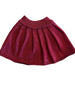 Pleated Skirt- Garnet