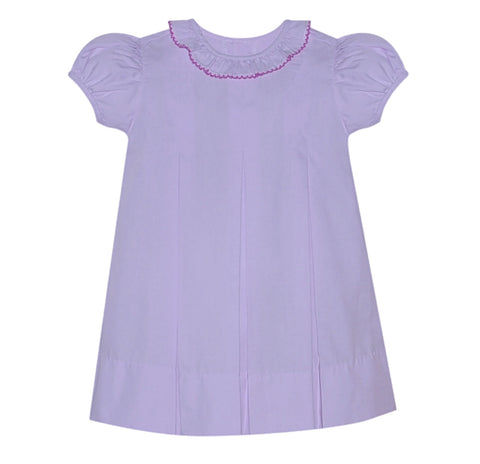 Reese Ruffle Collar Dress- Lavender