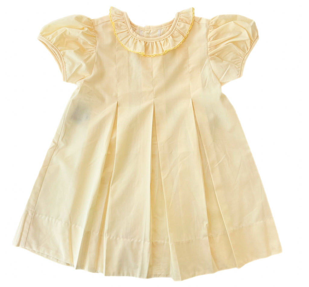 Reese Ruffle Collar Dress- Maize