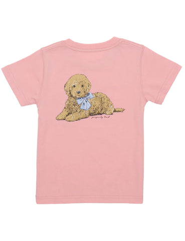 Girl Doodle T-Shirt- Blush