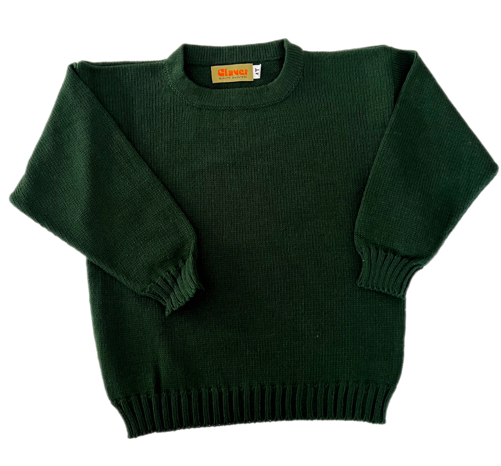 Crewneck Sweater- Hunter Green