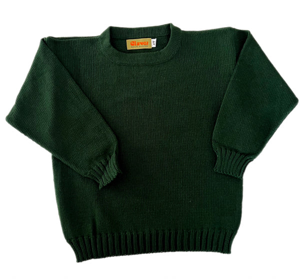 Crewneck Sweater- Hunter Green