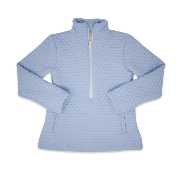 Henry Half Zip- Light Blue