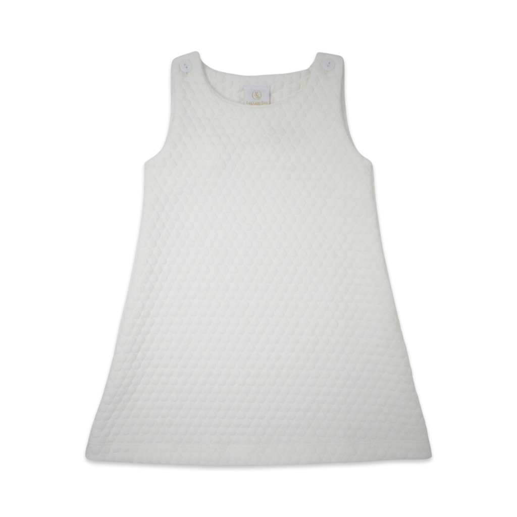 Julie Quilted Jumper- White