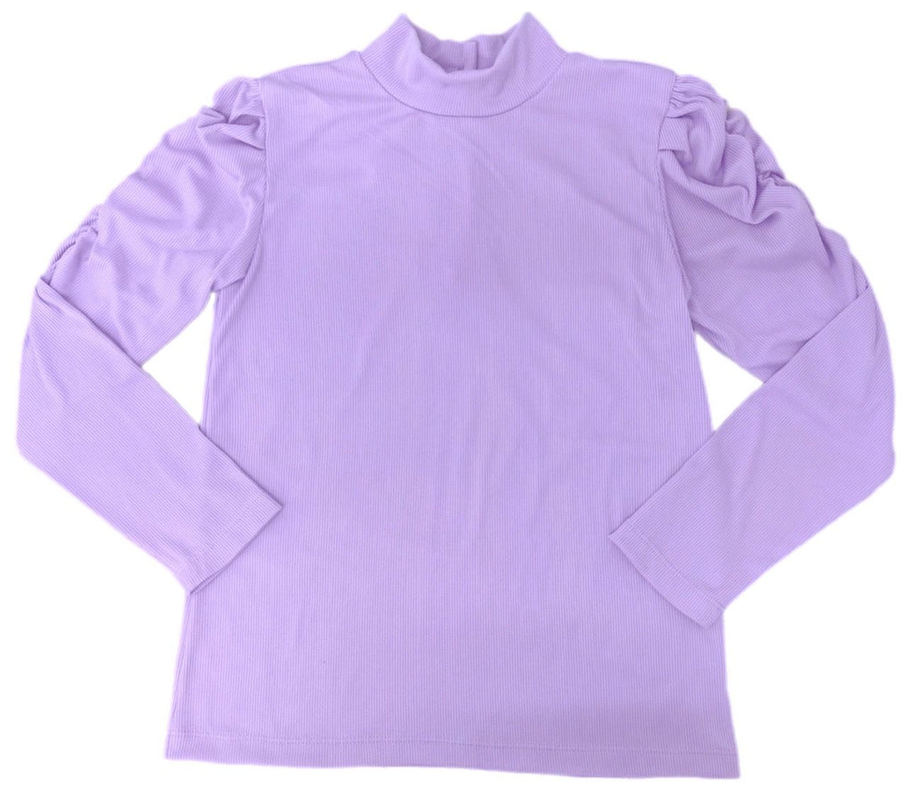 Ribbed Top- Light Purple