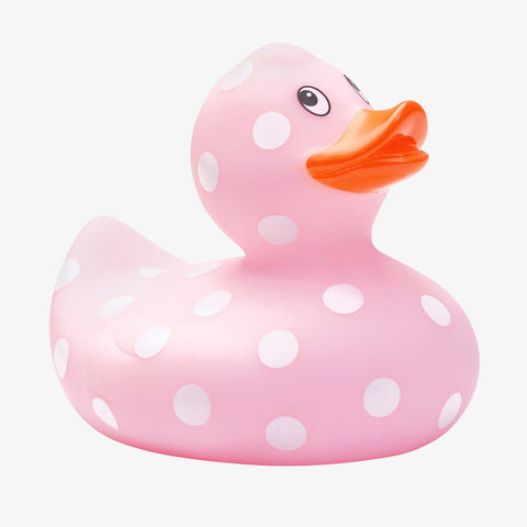 Pink Polka Dot Duck