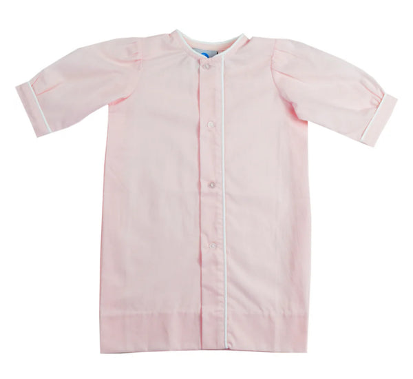 Welcome Little One Daygown- Pink/White