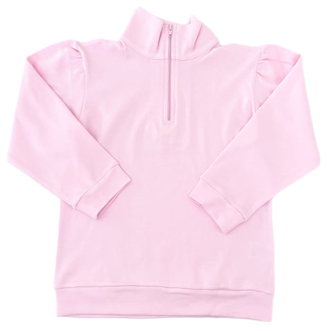 Half Zip Pullover- Light Pink