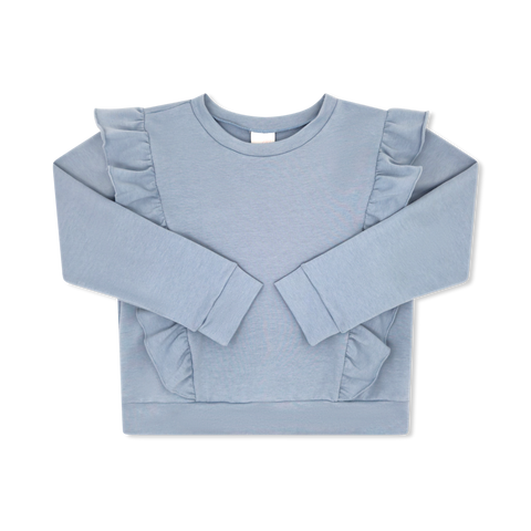 Magnolia Sweater- Lake Blue