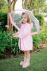 Pink Windowpane Raincoat