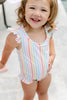 Lottie Swimsuit- Rainbow Stripe