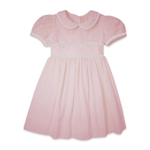 May May Dress- Pink Velvet