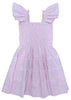 Charlotte Dress- Pink Stripe