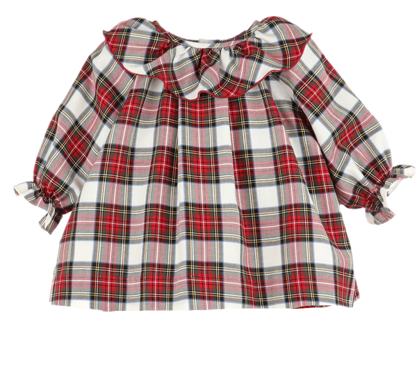 Stewart Plaid Ruffle Float Dress
