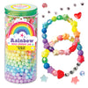 Rainbow Bead Jewelry Jar