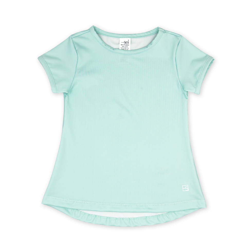 Bridget Basic Tee- Cool Mint