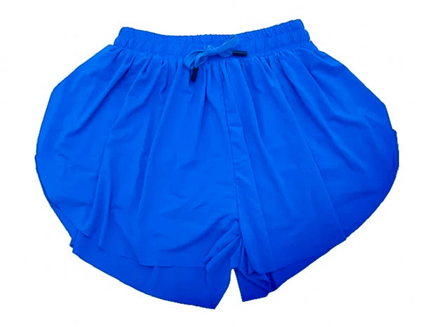 Butterfly Shorts- Bright Blue