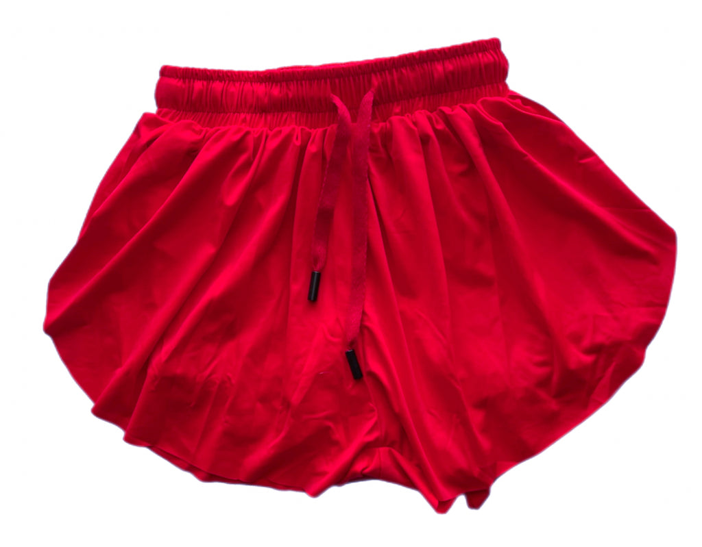 Butterfly Shorts- Red