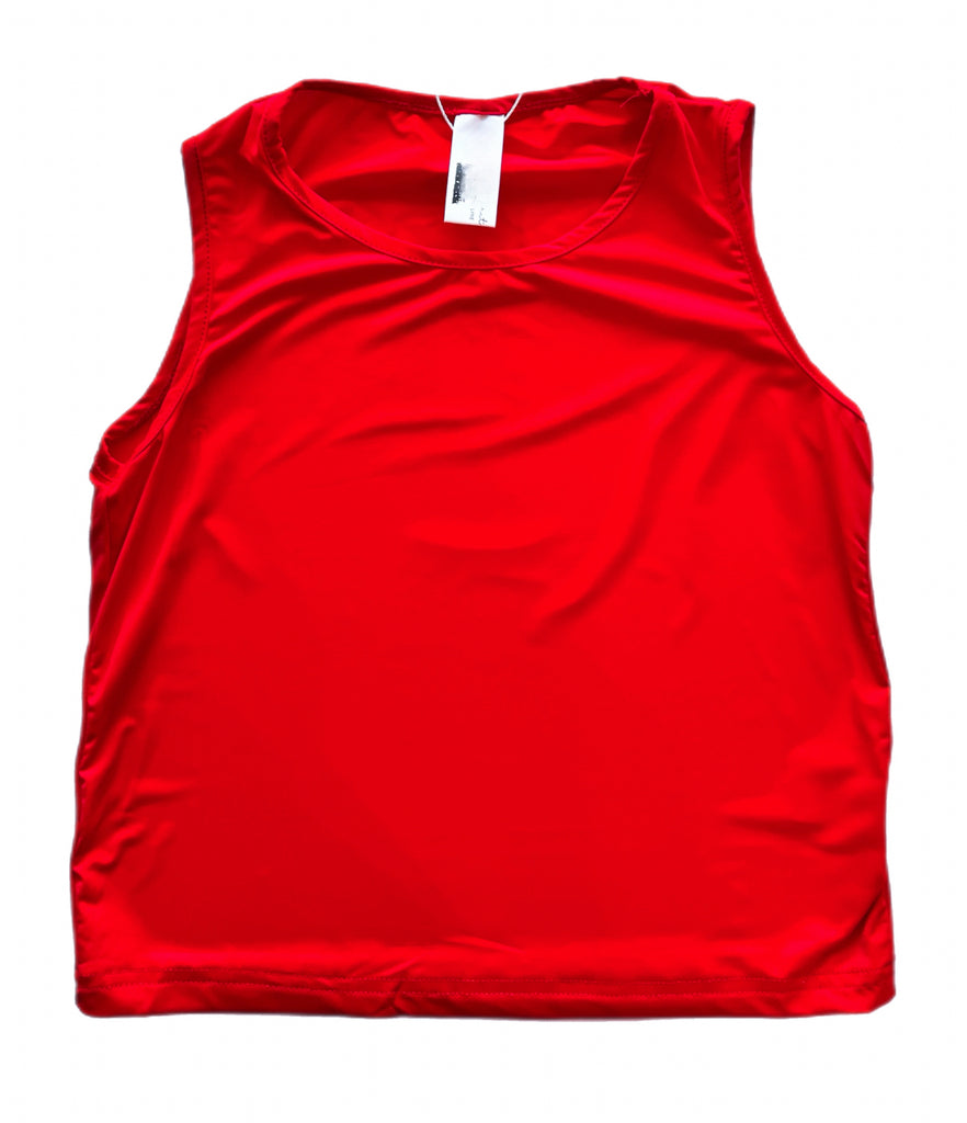 Athletic Tank Top- Red