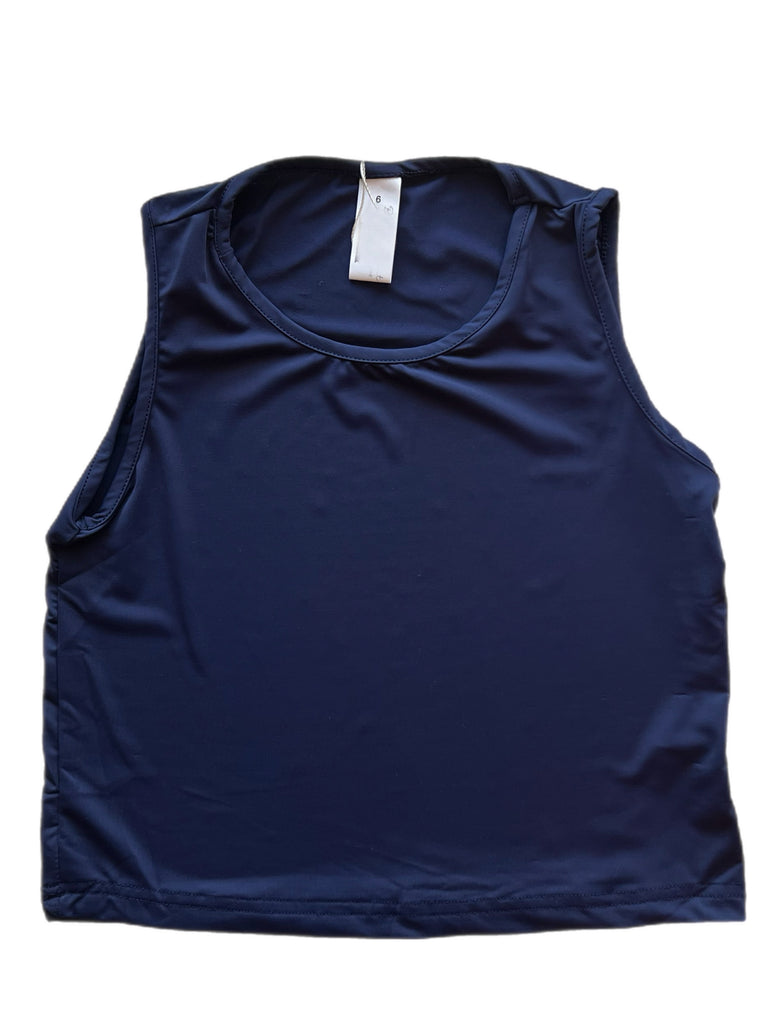 Athletic Tank Top- Navy