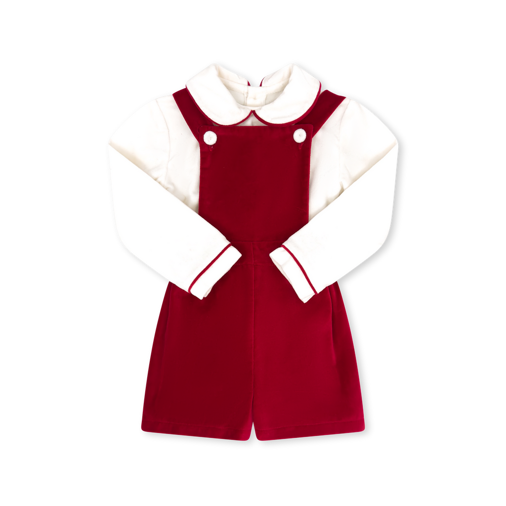 Arthur Apron Set- Ruby Red