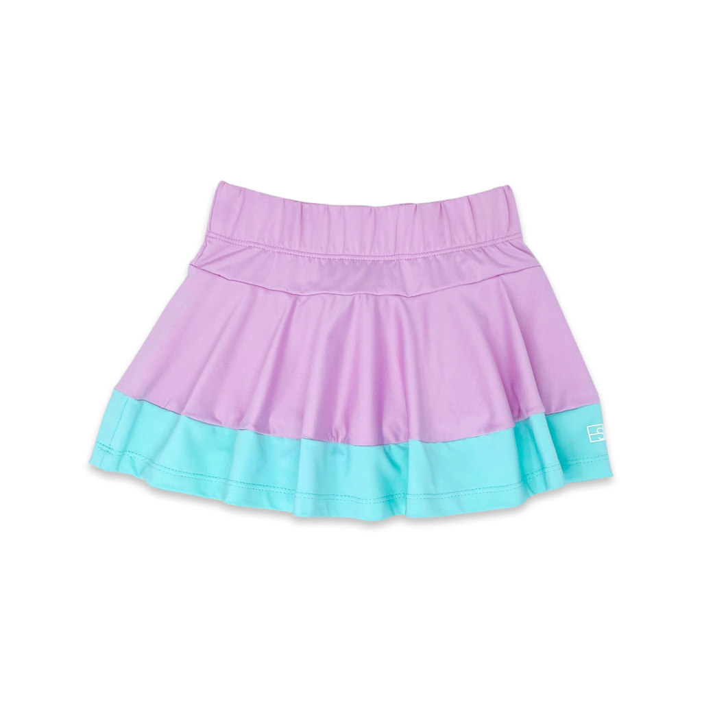 Amber Skort- Petal Purple/Totally Turquoise