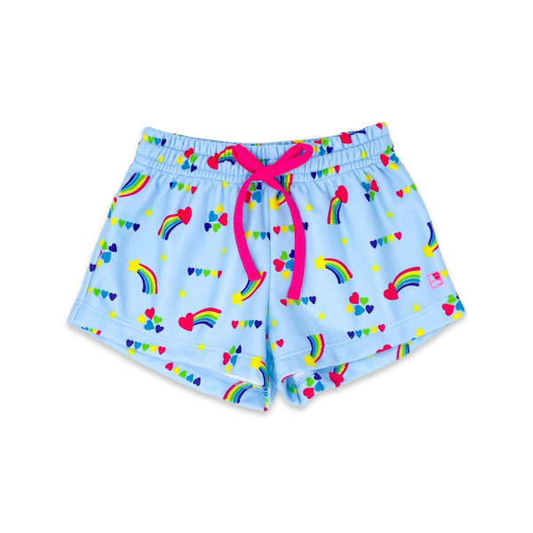 Emily Fleece Short- Rainbow Shooting Stars