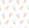 Pima Knit Ice Cream Print Tie Top Bloomer Set