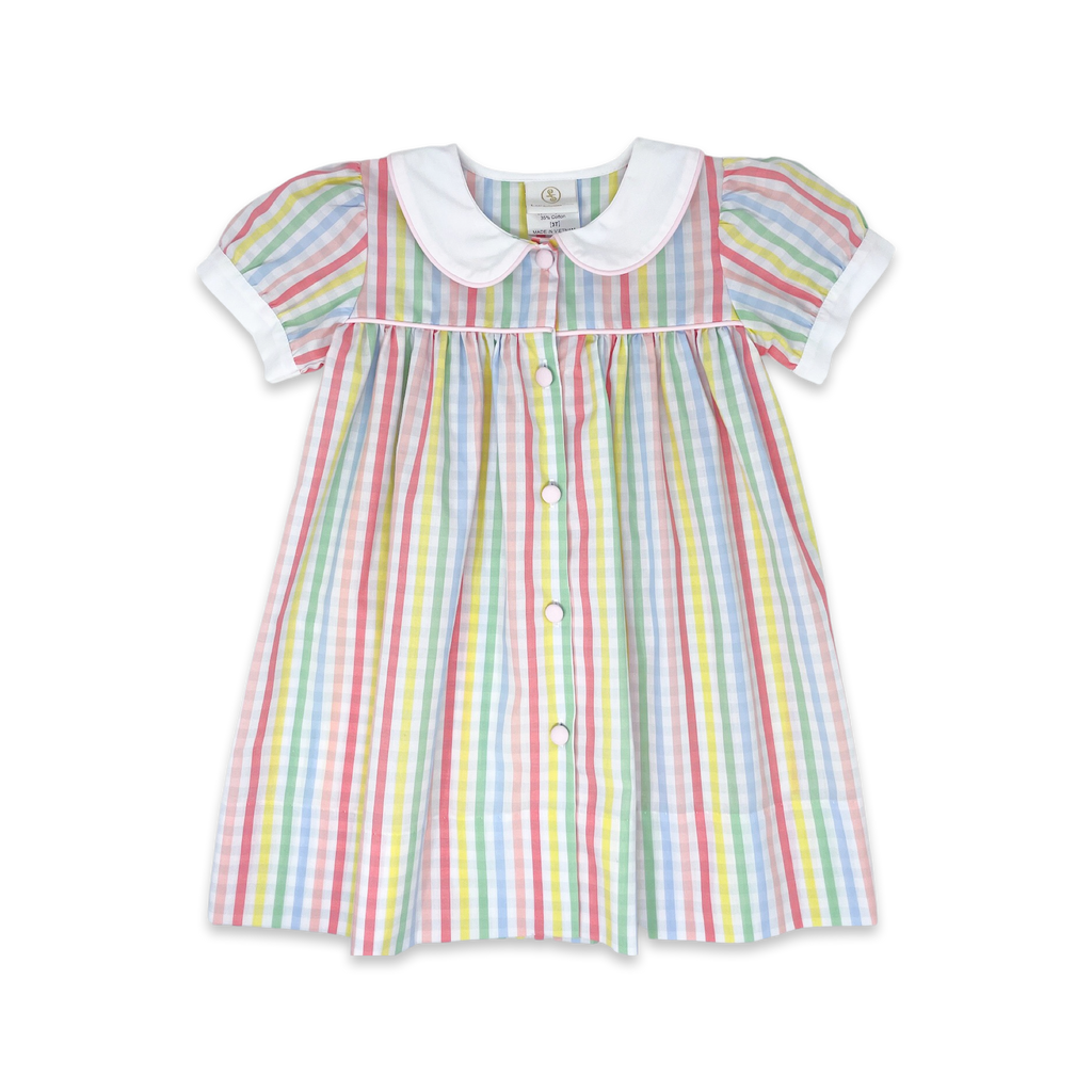 Breccan Dress- Rainbow Stripe *Pre Order*