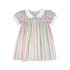 Breccan Dress- Rainbow Stripe