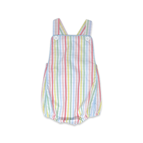 Evan Sunsuit- Rainbow Stripe