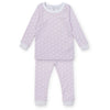 Ava Pima Pajama Set- Pink Snowman