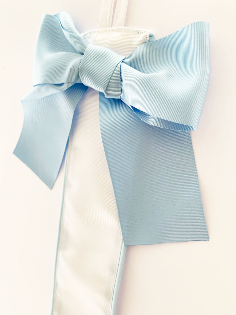 Blue Bow Holder